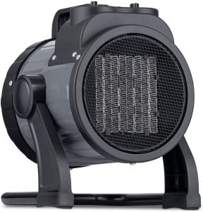NewAir NGH160GA00, 120V Electric powered Portable Garage Heater, Heats Up to 160 Square Feet, Garge, Black and Grey