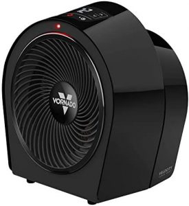 Vornado Velocity 3R Whole Area Space Heater with Timer, Adjustable Thermostat, and Sophisticated Security Characteristics, Black
